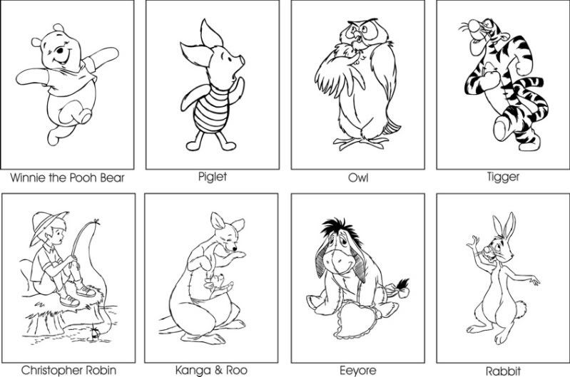 Hundred Acre Wood Cast of Characters Available. Winnie the Pooh Bear 