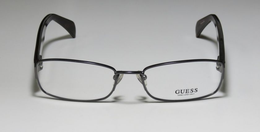 NEW GUESS 1614 54 18 140 VISION GUNMETAL/HAVANA EYEGLASSES/GLASSES 