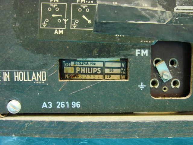 Phillips BSC94A/04 All Band Radio 1950s Tube Stereo Bi Ampli Holland 