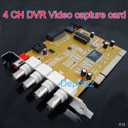 Channel CH 60 FPS DVR Card for Security Camera CCTV  