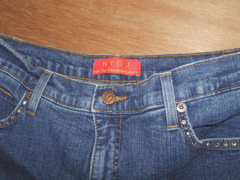 Womens Not Your Daughters Jeans size 10 Stretch  