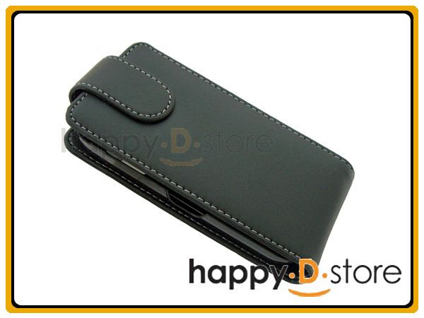 Black Leather Case Cover Pouch for Nokia N86 8MP  