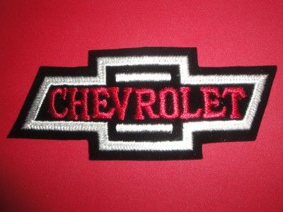   Stitched Patch Hat Jacket Chevy Bow Tie 5 Chevy Classic Logo  