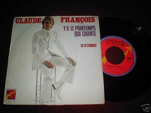 Claude Francois Rare French France 45 7 Disques Fleche  