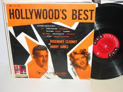 ROSEMARY CLOONEY HARRY JAMES Hollywoods Best LP 6 EYE  