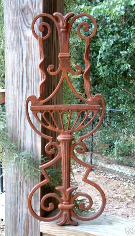 FOUNTAIN CREST Cast Iron Wrought Garden Decorative Gate  