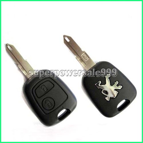 Remote Key Shell Case FOB For Peugeot 106 206 306 405  