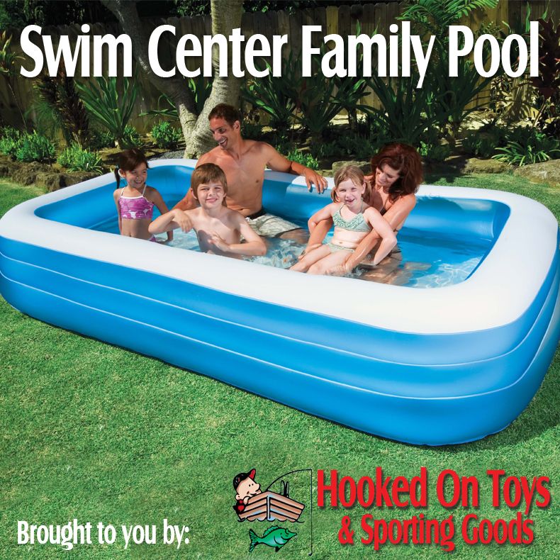 Intex Swim Center Family Inflatable Kids Swimming Pool   120 x 72 x 