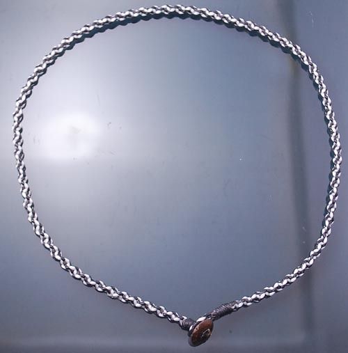 HANDMADE NYLON CHOCKER ROPE with button to connect at the end. Exact 