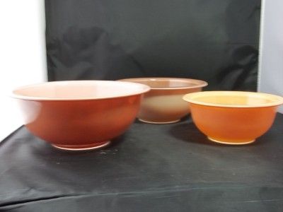 Pyrex Corning Nesting Mixing Bowls Neutral Colors  