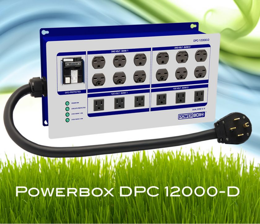   DPC 12000D Grow Light Timer Power Box Dual Trigger Lighting Controller