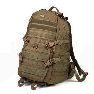 Military Tactical Backpack March Against Bag Waterproof MOLLE SYS   J 