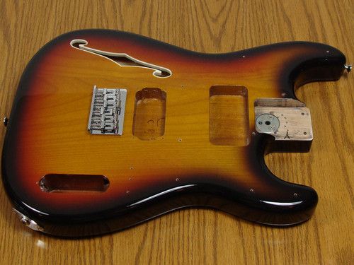 Fender Pawn Shop 72 Semi Hollow Strat BODY & HARDWARE $33 OFF  