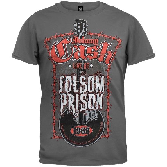 Johnny Cash   Folsom Prison T Shirt  